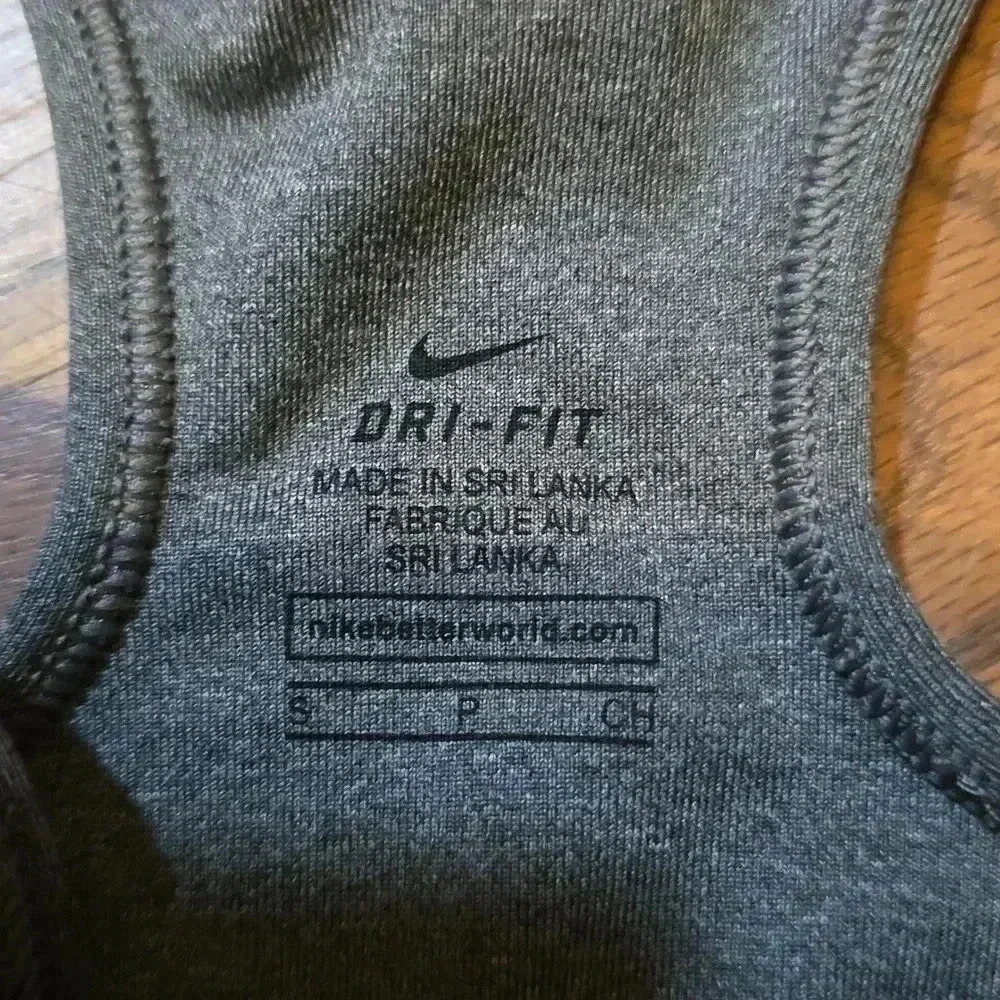 Nike Gray Sports Bra S - Picture 2 of 2